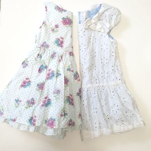 2 2T Janie and Jack & Laura Ashley London dresses